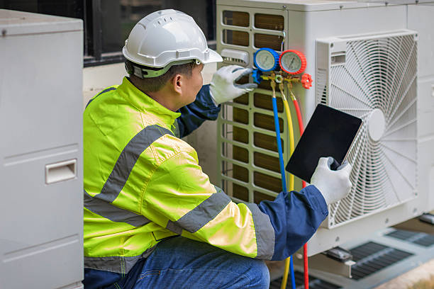Professional Hvac Maintenance technician working in Wrightwood, CA